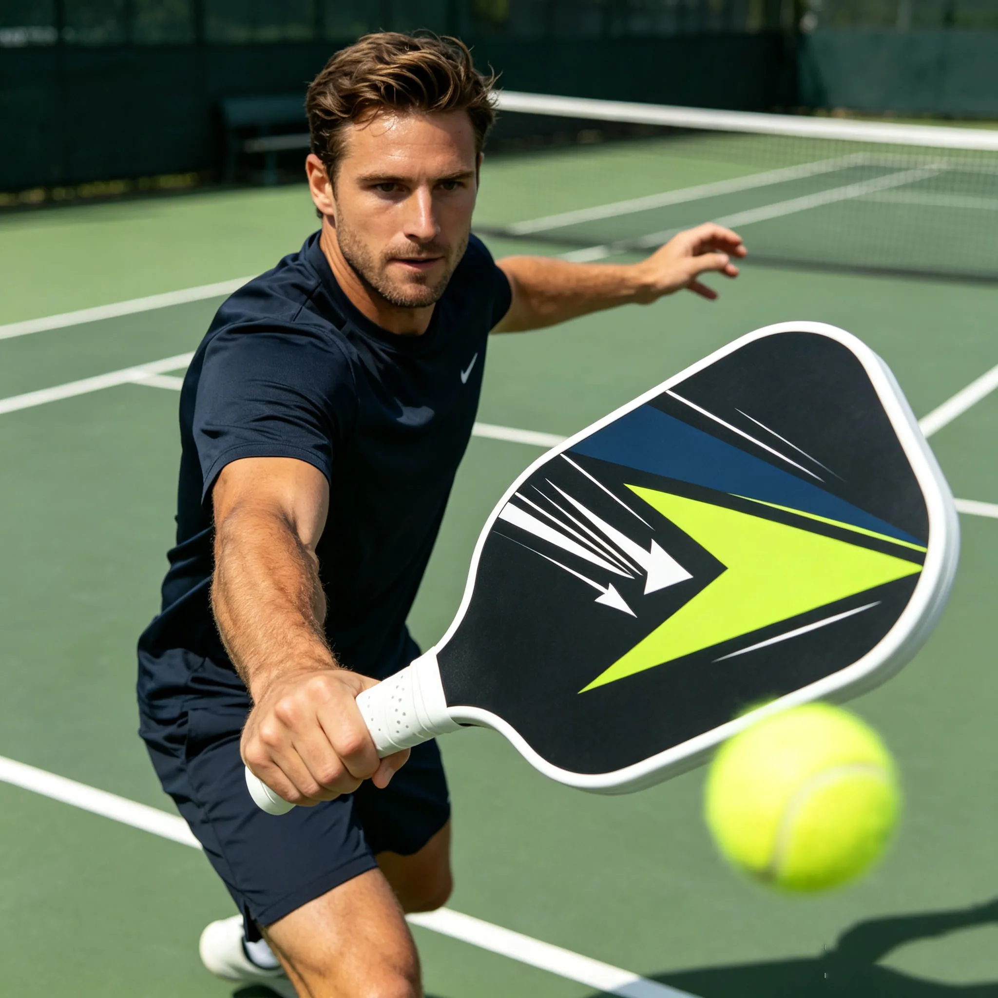Pickleball Fiberglass Sturdy High-Precision Lightweight Design Capable of Achieving Maximum Swing Speed And Power
