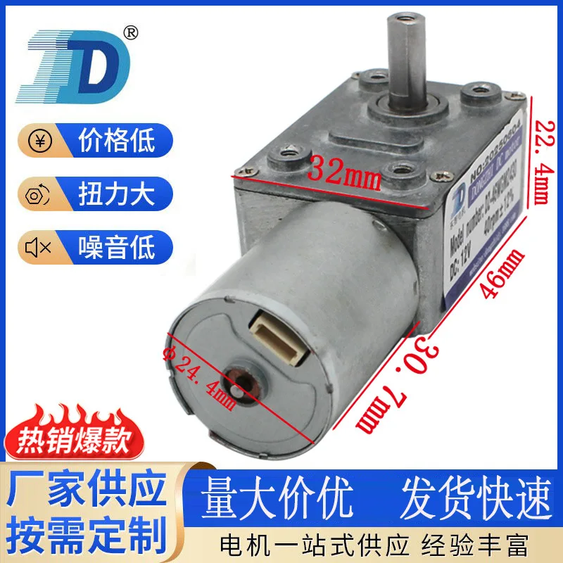 DZ46-2430GY turbo worm brushless reduction motor