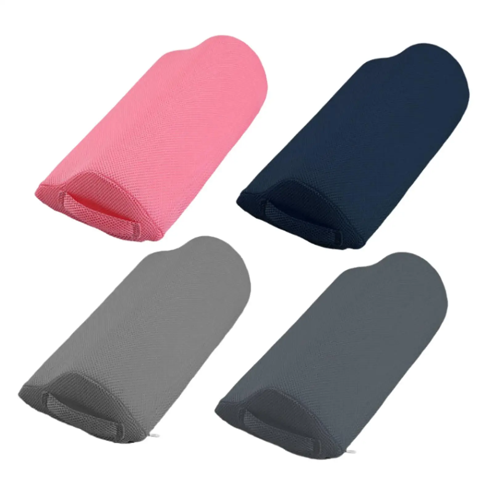 Under Knee Pillow Footrest Cushion Supports Pillow Ergonomic Portable Half Moon Bolster Pillow for Desk Car Office Foot Knees