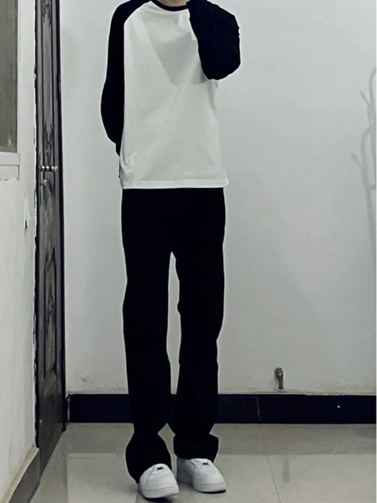 

Bla Slim Fit Men's Jeans High Street American Sle Spring Autumn Cleanfit Elastic Straight Leg Pants Trendy And Haome