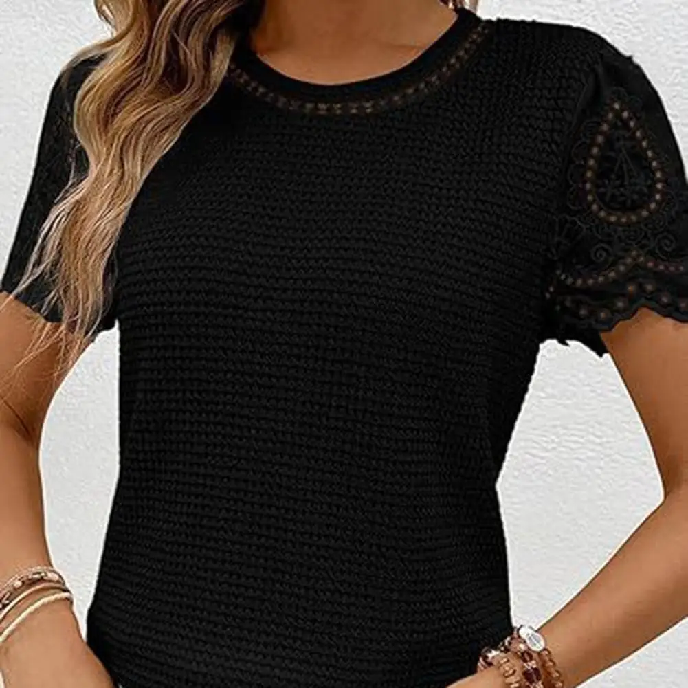 نزهة عادية عادية الدانتيل المرأة قصيرة الأكمام L التمثال 102 سنتيمتر طول 66 سنتيمتر حالة جديدة العلامة التجارية مرونة معتدلة