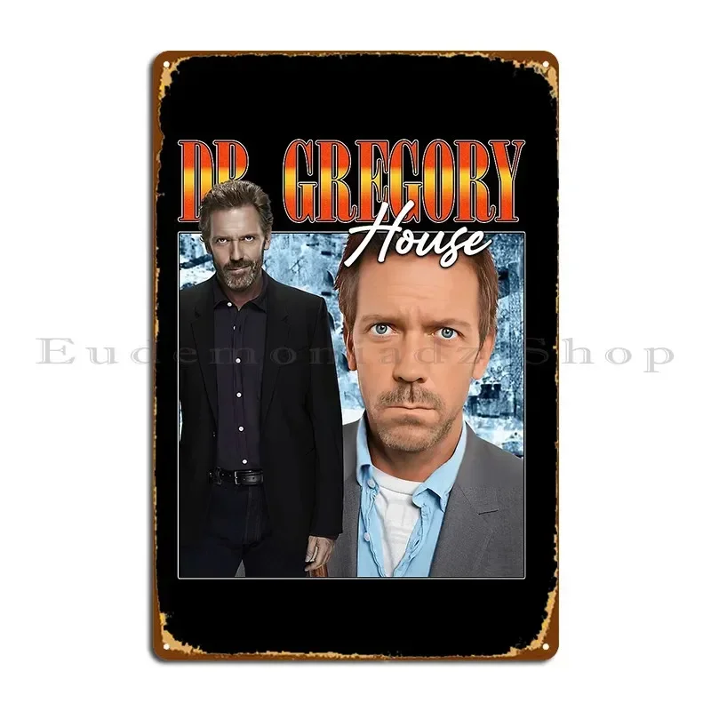 Dr Gregory House Vintage Metal Plaque Poster Living Room Design Pub Living Room Printing Cinema Tin Sign Poster