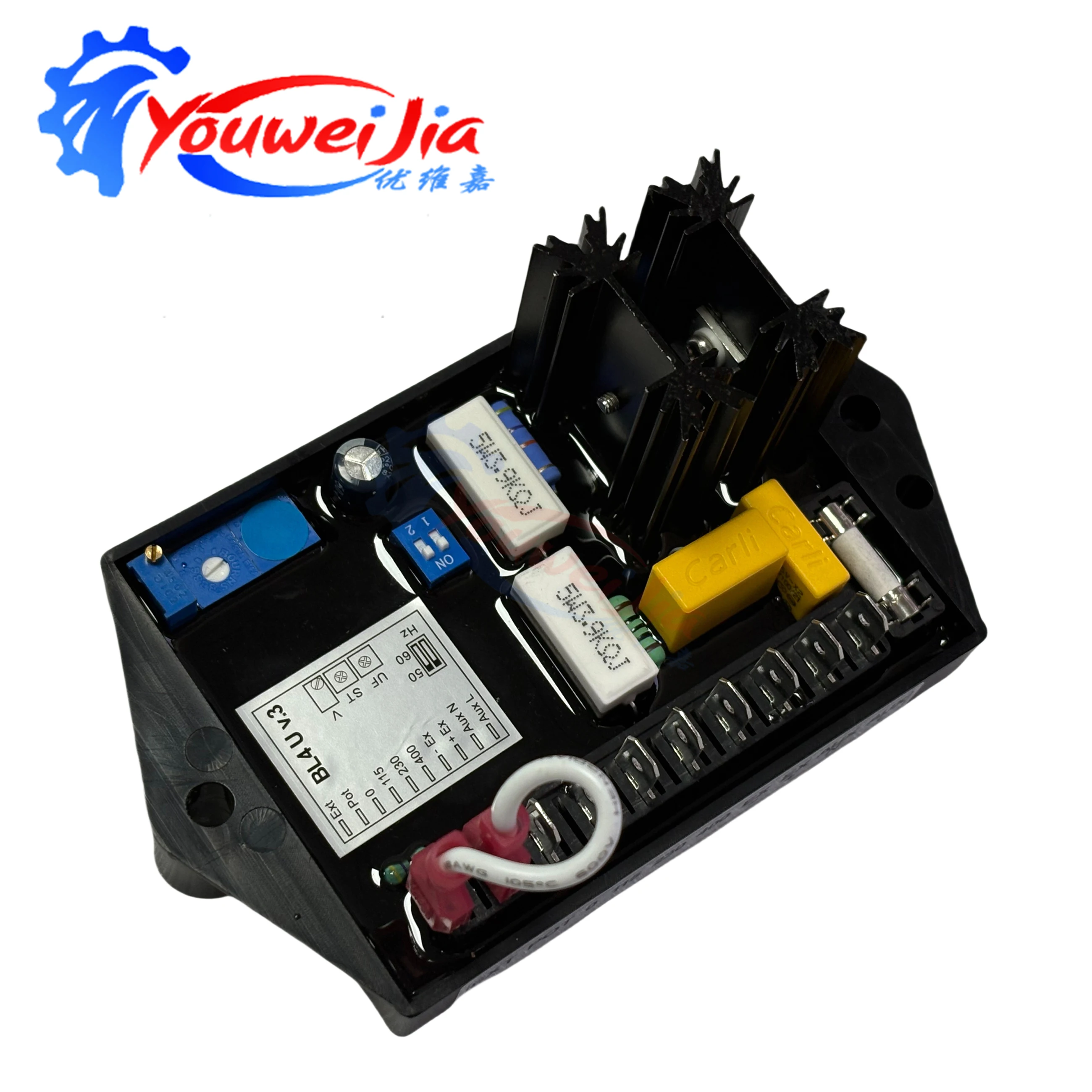 BL4U B4 AVR Automatic Voltage Regulator Control Board for Genset Stabilizer SINCRO Diesel Compatible with BL4U V.3 B4 AVR System