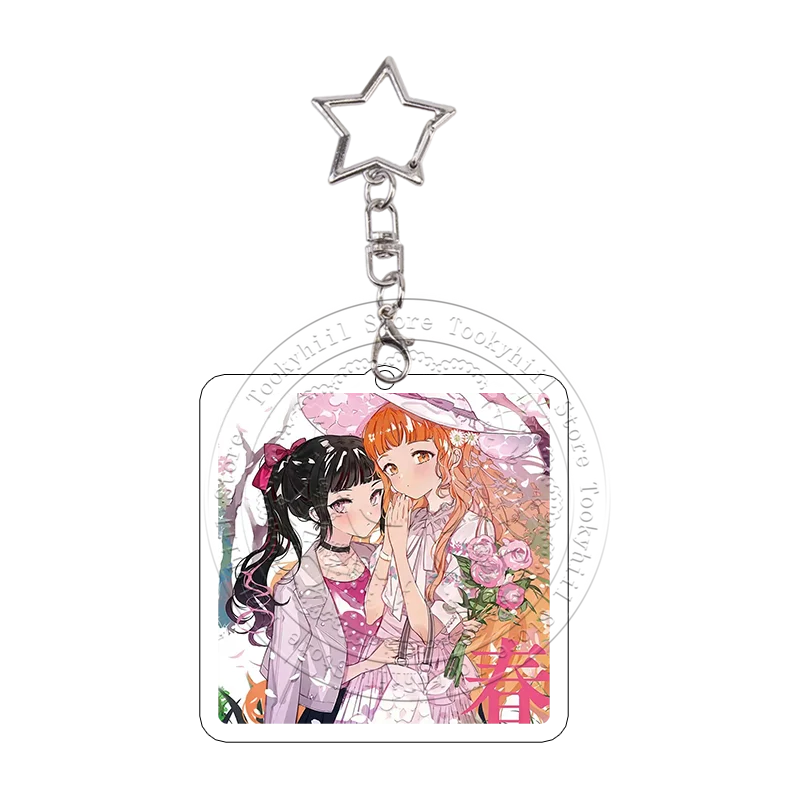 Shunka Shūtō Daikansha Acryl-Schlüsselanhänger Kawaii Studentin Frühlings-Tanz Taschenanhänger Dekoration Requisiten Schlüsselring Geburtstagsgeschenk – Detail 5