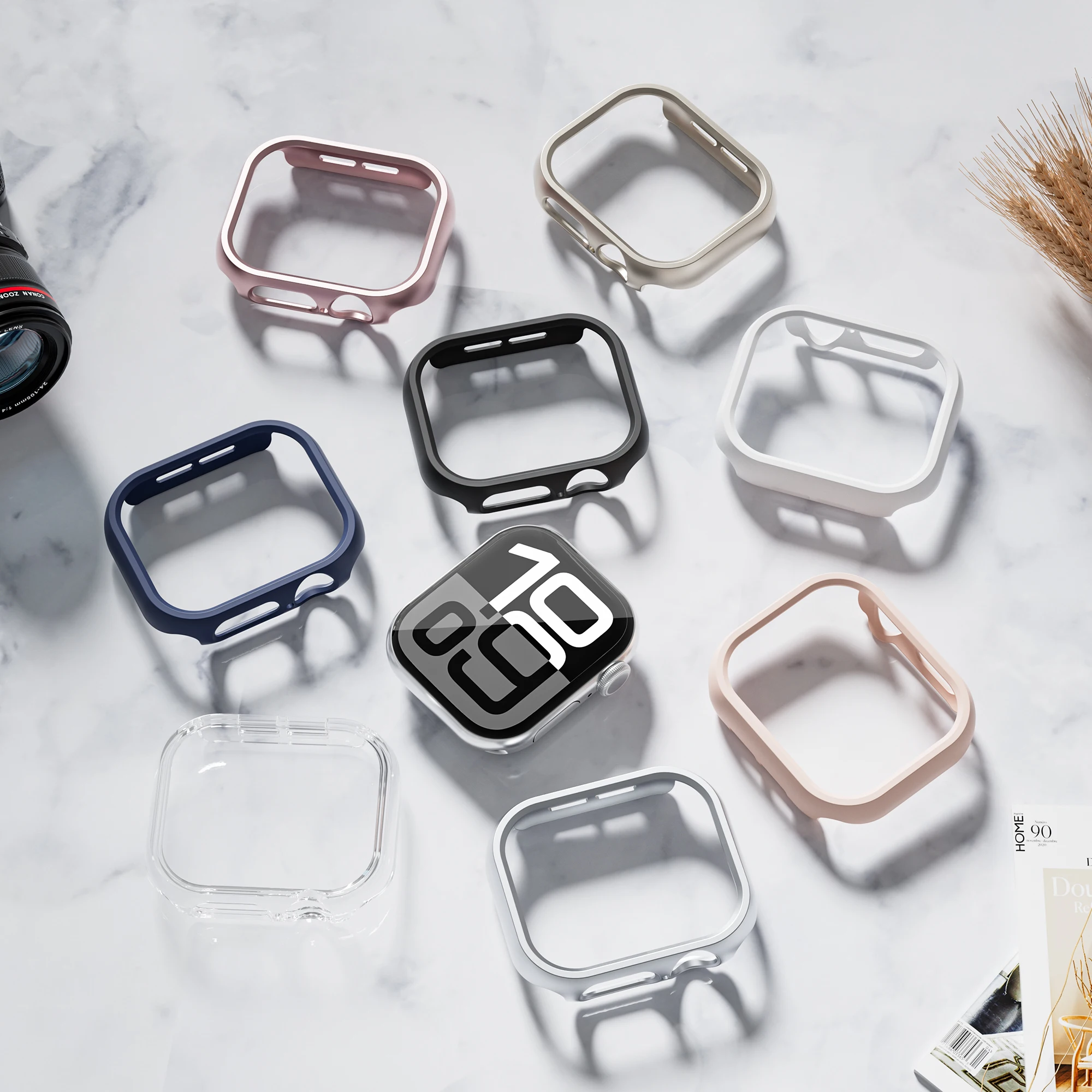 Custodia per PC cava per Apple Watch 10 46MM 42MM Accessori Telaio protettivo Guscio per paraurti rigido iWatch Serie 10 Cover 42 mm 46 mm