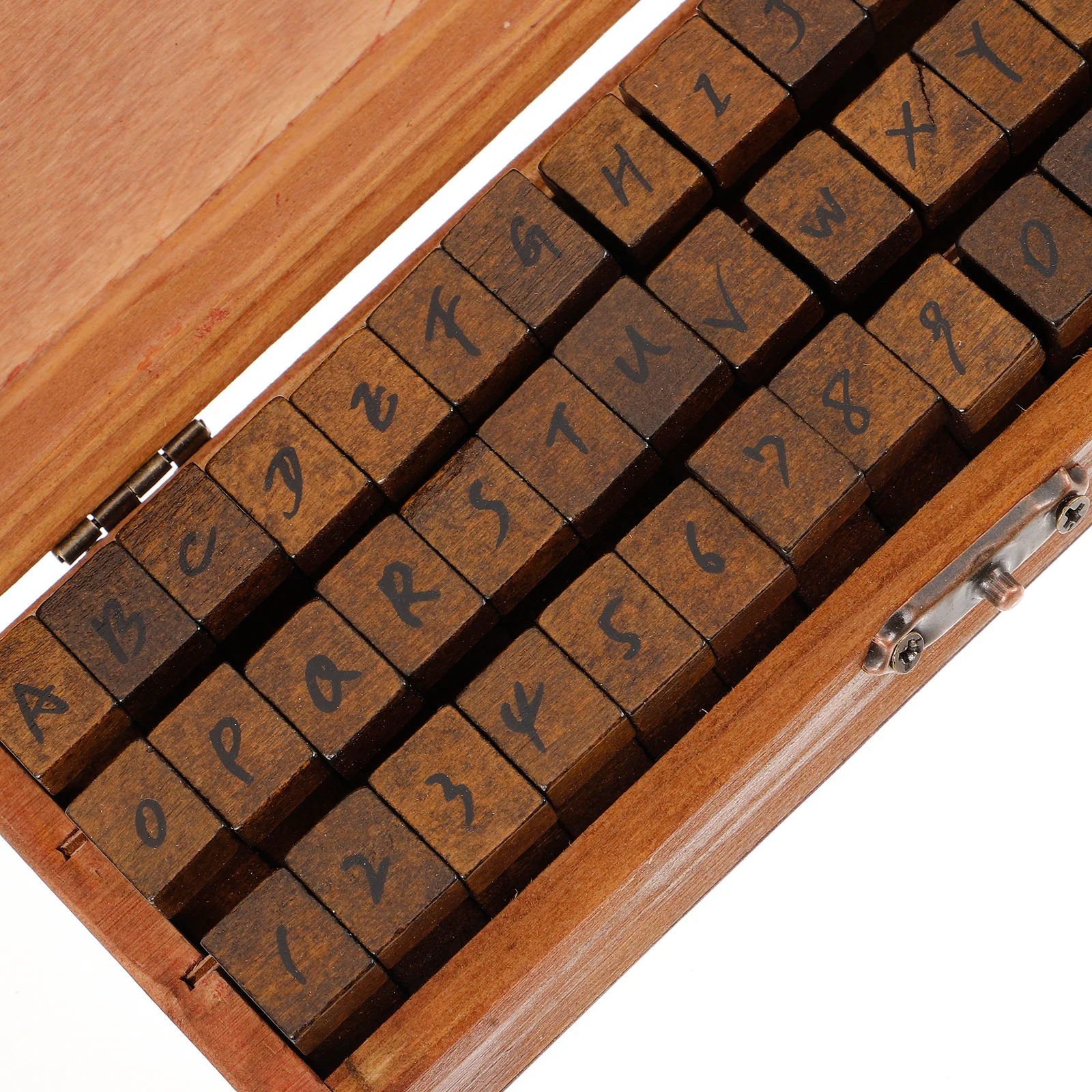 

1Set Wood Alphabet Set Small Letter Kit for Scrapbooking DIY Crafts Journal Scrapbook Supplies Wood