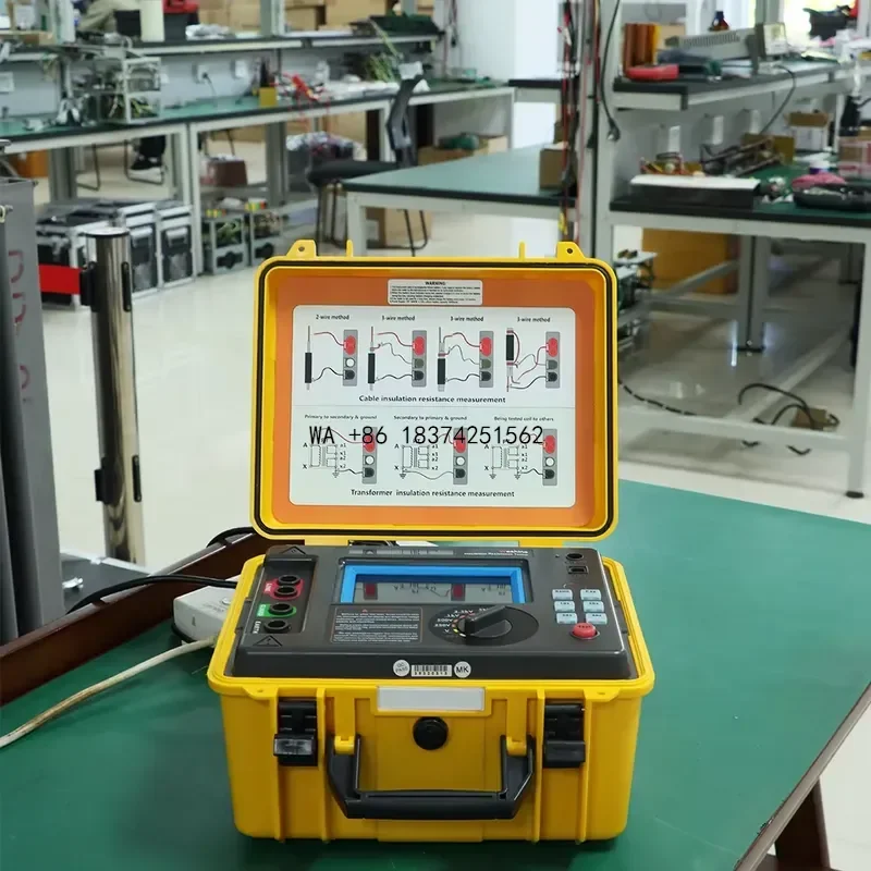 Wmwmnu for Digital 5kV 10kV 15kV 20kV Megohmmeter High Voltage Insulation Resistance Tester Factory Price