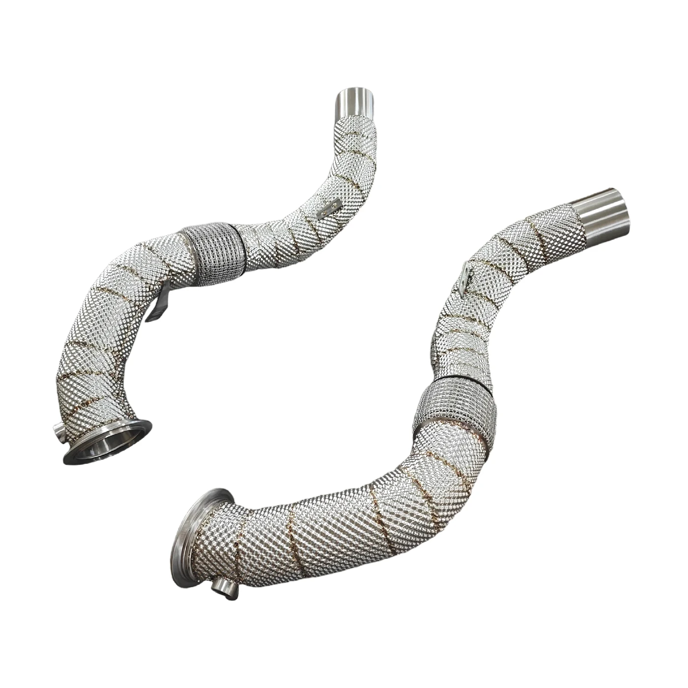 Heatshield Racing Downpipe For BMW X5M F85 X6M F86 4.4T Downpipe