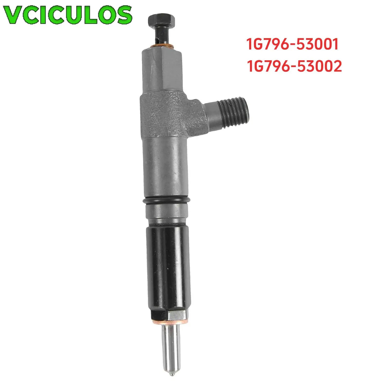 1PC Fuel Injector 1G796-53001 1G796-53002 For Hyundai Skid Steer Loader HSL650-7 Kubota MDI Engine V2203 V2403 Excavator Parts
