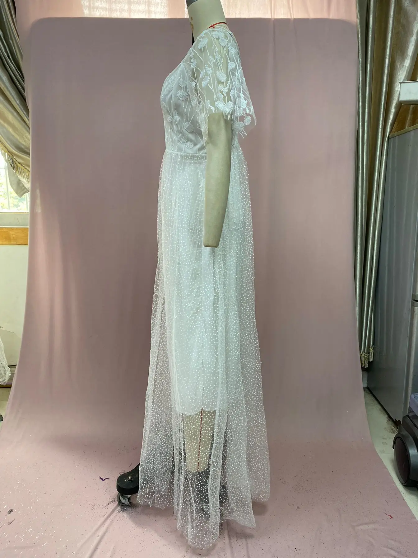 Off The Shoulder Boho Suknia ślubna dla kobiet 2025 Bride A Line Chic Bohemian Bridal Beach Gown Robes S-XXL Size