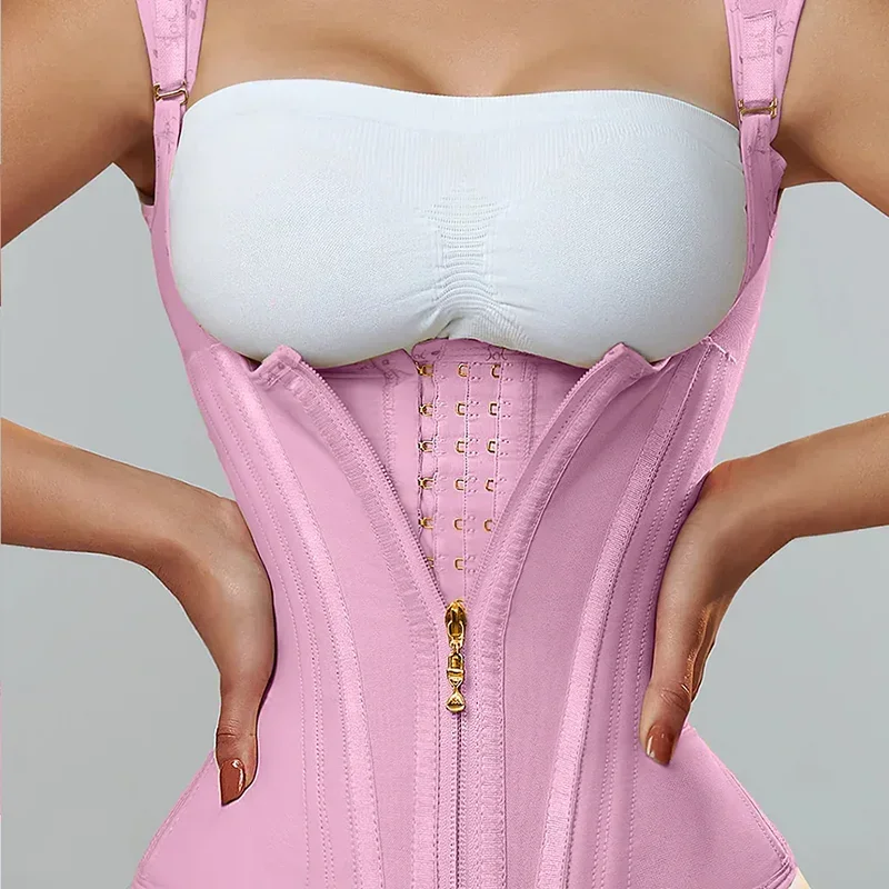 Fajas Colombians Girdle High Compression Postpartum Corset Waist Trainer Body Shaper Sexy Shaping Curve Shapewear Slimming Shirt