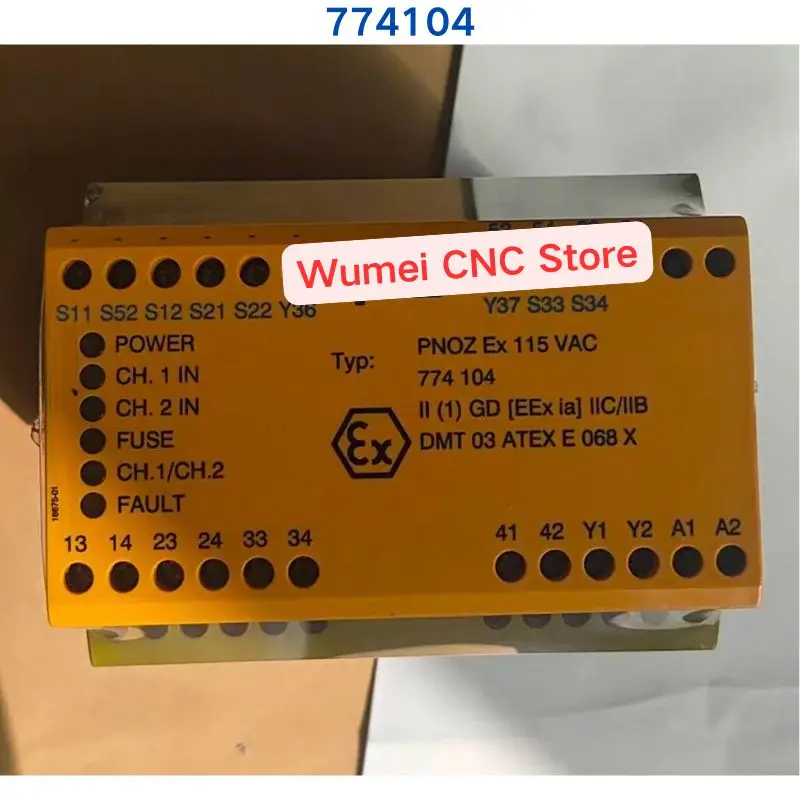 Brand New Original relay PNOZ EX 774104 If You Need Other Specifications, Please Consult