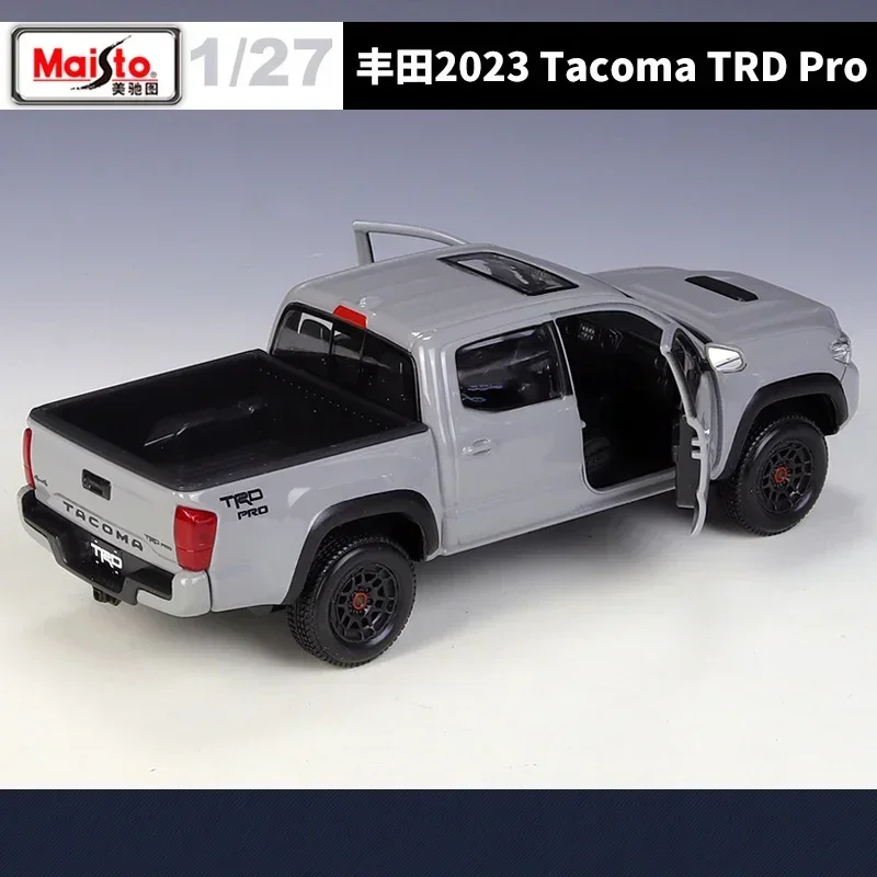 

Tacoma TRD PRO 1:27 Toyota 2023 Alloy Car Diecasts & Toy Vehicles Car Model Miniature Scale Model Car Toys
