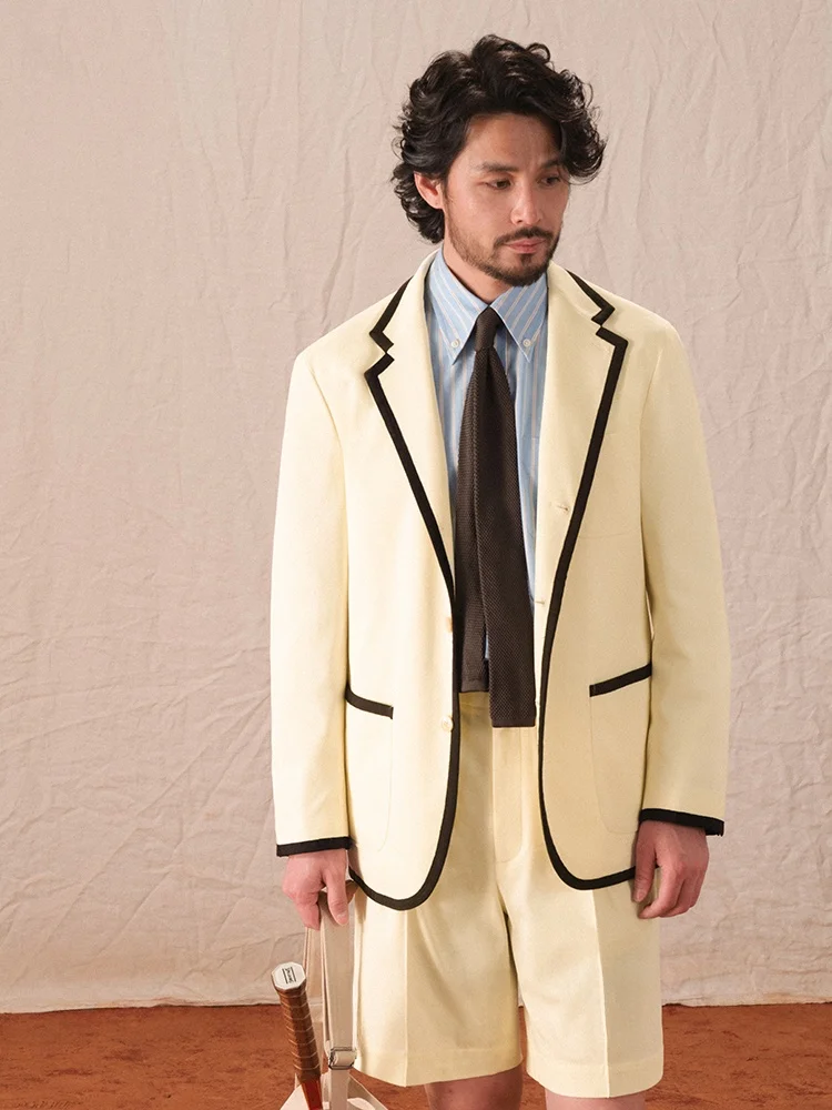 

Мужской повседневный теннисный костюм Cultum из смесового хлопка, белый, для спорта и отдыха, весна-лето-осень