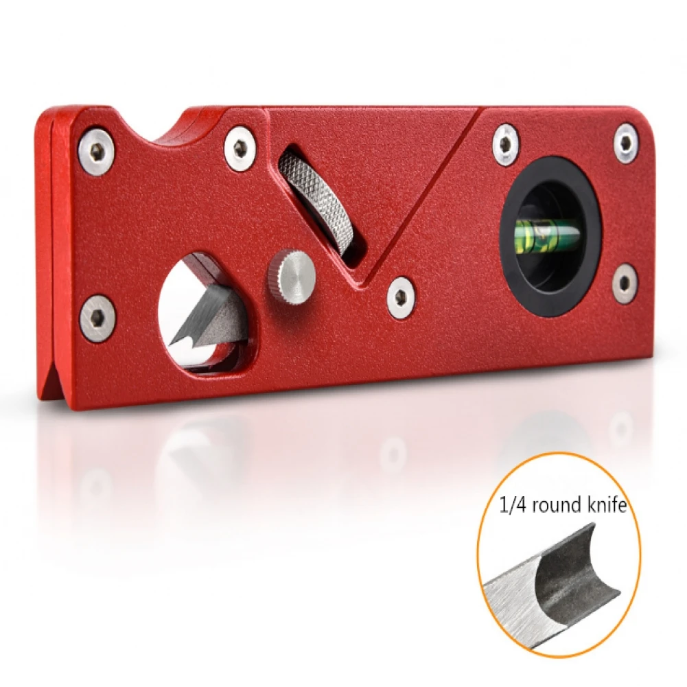 Pialla per smussatura per la lavorazione del legno profondità regolabile 45 ° angolo di smussatura pialla da barba taglierina per bordi per accessori da carpentiere