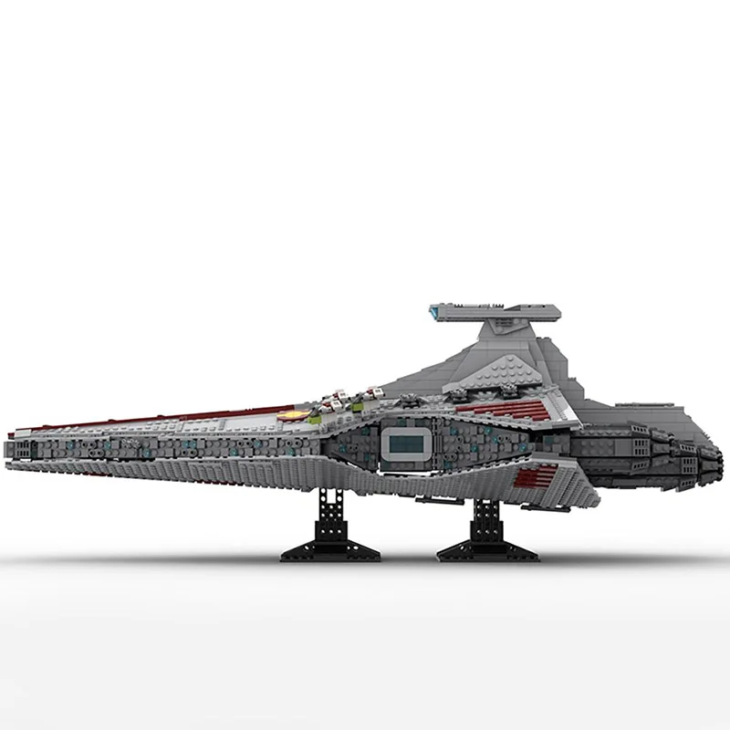 2568PCS MOC 43186 Venator Class Republic Attack Cruiser Attack Ship Model Building Blocks for Adults Kids Birthday Gif