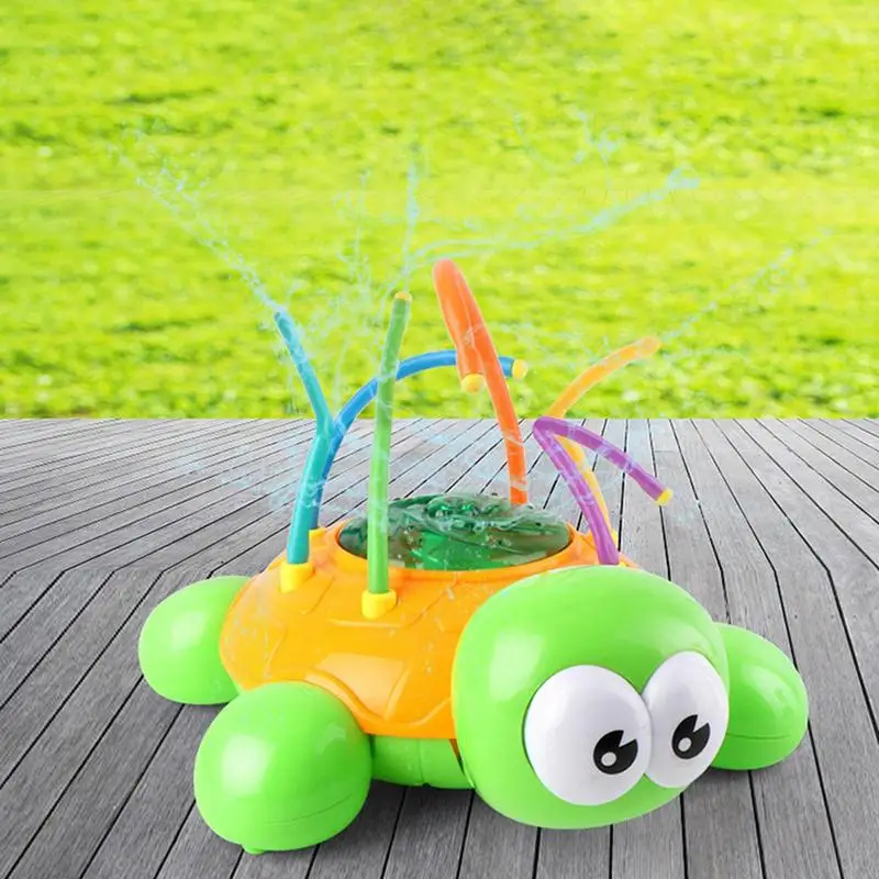 Sprinkler For Kids Cooling Funny Backyard Sprinkler Portable Outdoor Water Toys For Boy & Girls Easy Setup Summer Game For Jump