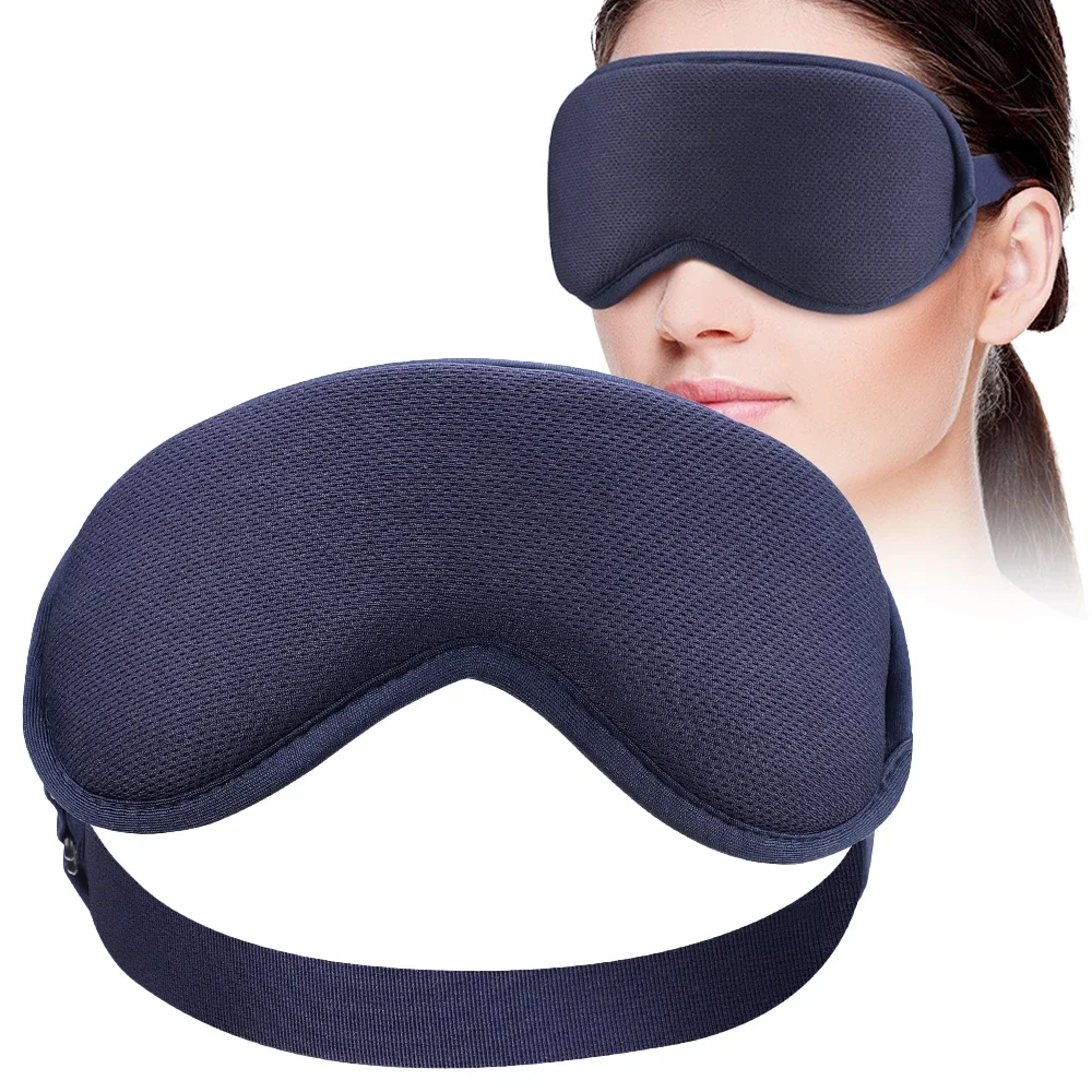 3 Level Heated Eye Mask 6 Level Vibration Electric Steam 3D Eye Mask Constant Temperature Massage Smart Timing Sleep Shading