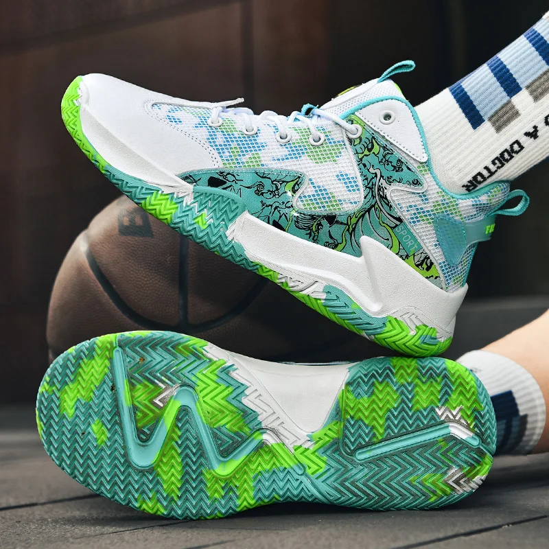 

New Men Fashion Sports Shoes Basketball Anti slip Breath Shoes Training comfort Athletic Sneakers Outdoor Walking Shoes