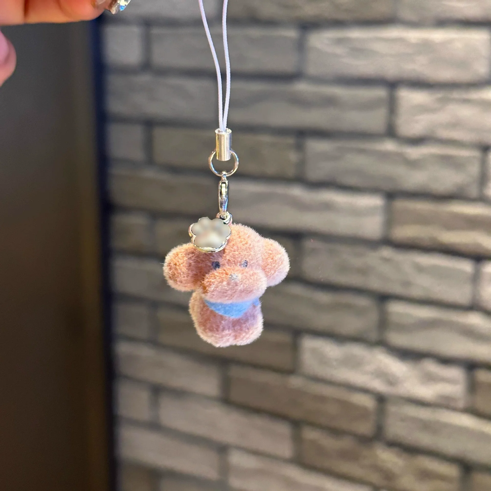 لطيف الكرتون الكلب جميل الحيوان مفتاح قلادة ظهره حلية زوجين الهدايا الهاتف الحبل يتدفقون القلطي سلسلة هواتف المفاتيح #4