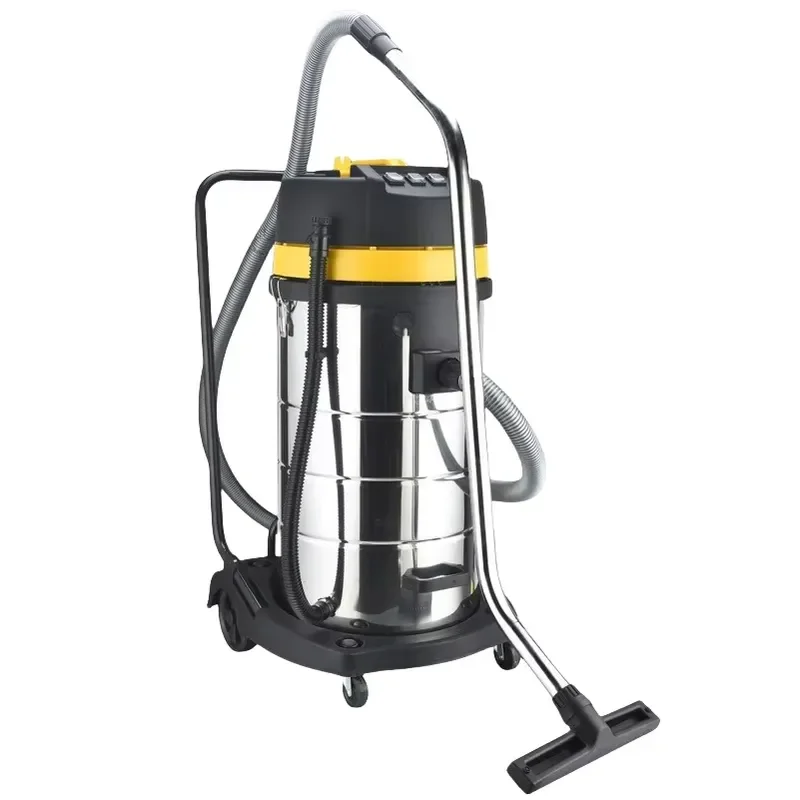 High Power Industrial Barrel Vacuum Cleaner Heavy Duty Suction for Deep Cleaning Commercial Use Strong Airflow Dust Removal