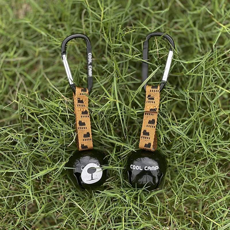 في الهواء الطلق التخييم سحر جرس المفاتيح جو الديكور قلادة الأدوات الألومنيوم الرياح الرنين تسلق الجبال المشي لمسافات طويلة على ظهره #4