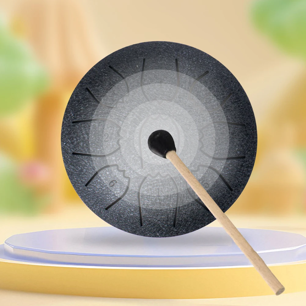 Rain Drum 4 Inch 9 Notes Waterproof Mini Chakra Drum Rain Chime Ideal for Yoga & Prenatal Education