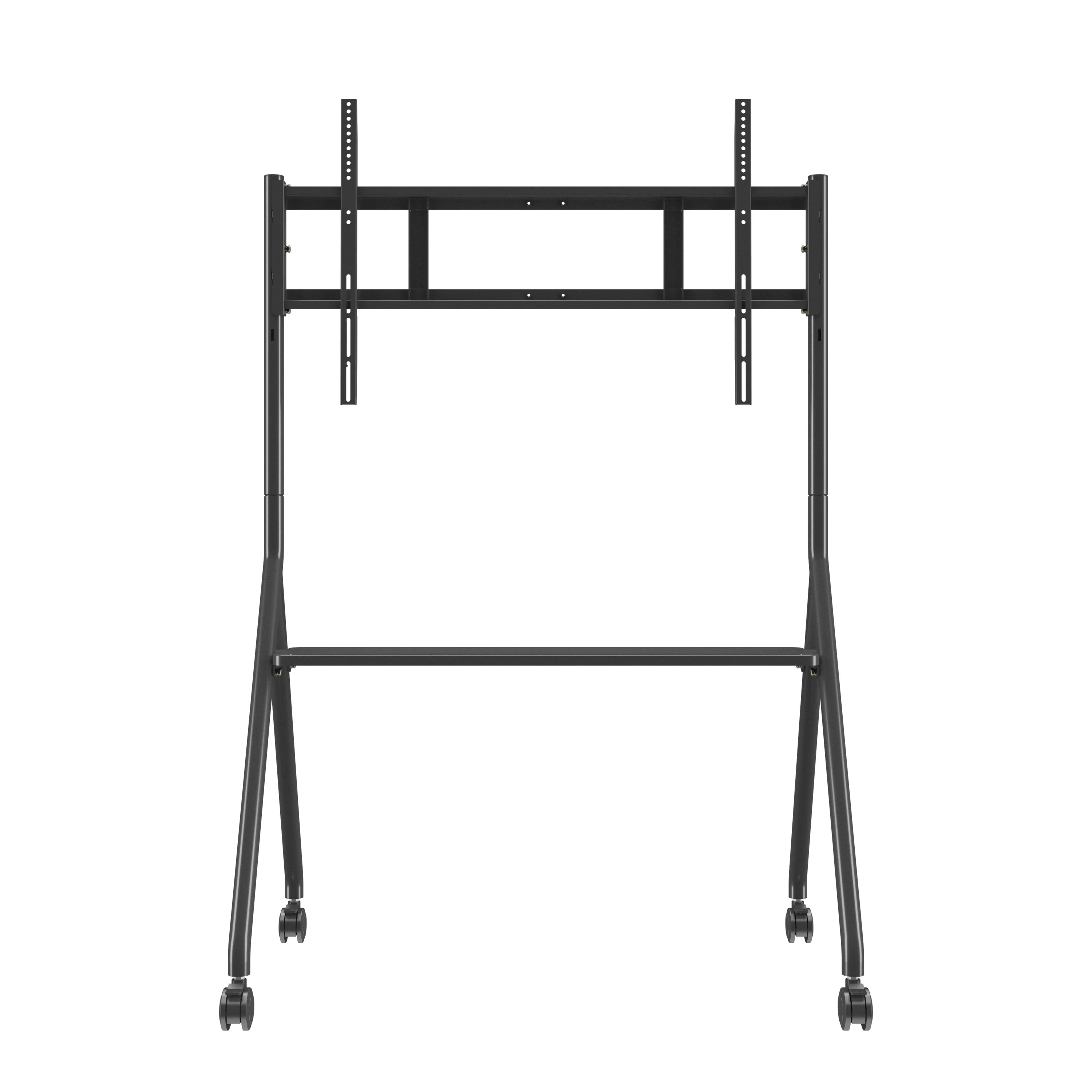 STLF New Design Heavy-Duty 55"-86" Mobile TV Trolley Stand New Design Metal Mobile Cart Mounts & Carts