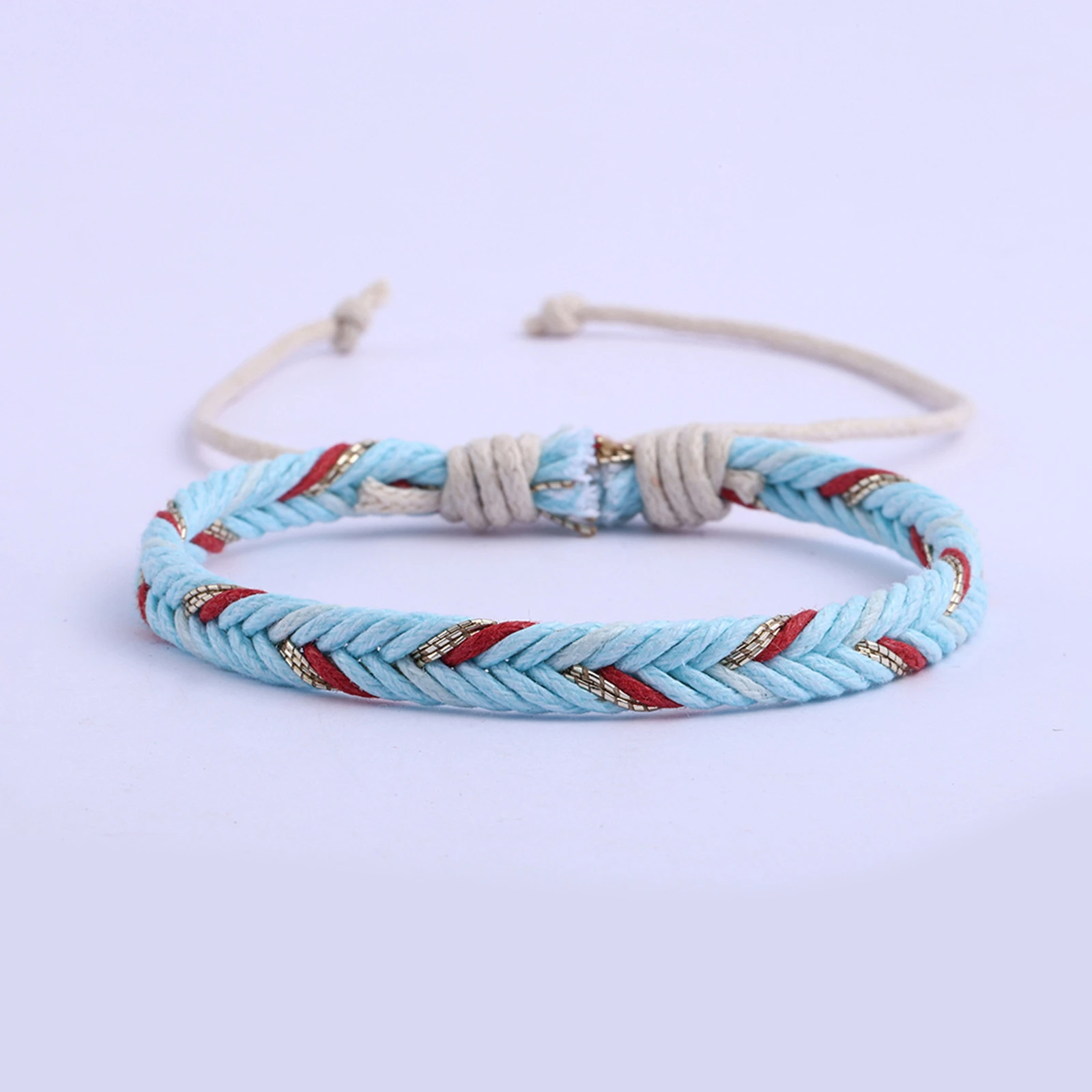 bracelet knittedfor Women Men Adjustable Red Knot String Bracelet Amulet for Protection Couple Wristband Jewelry Gift