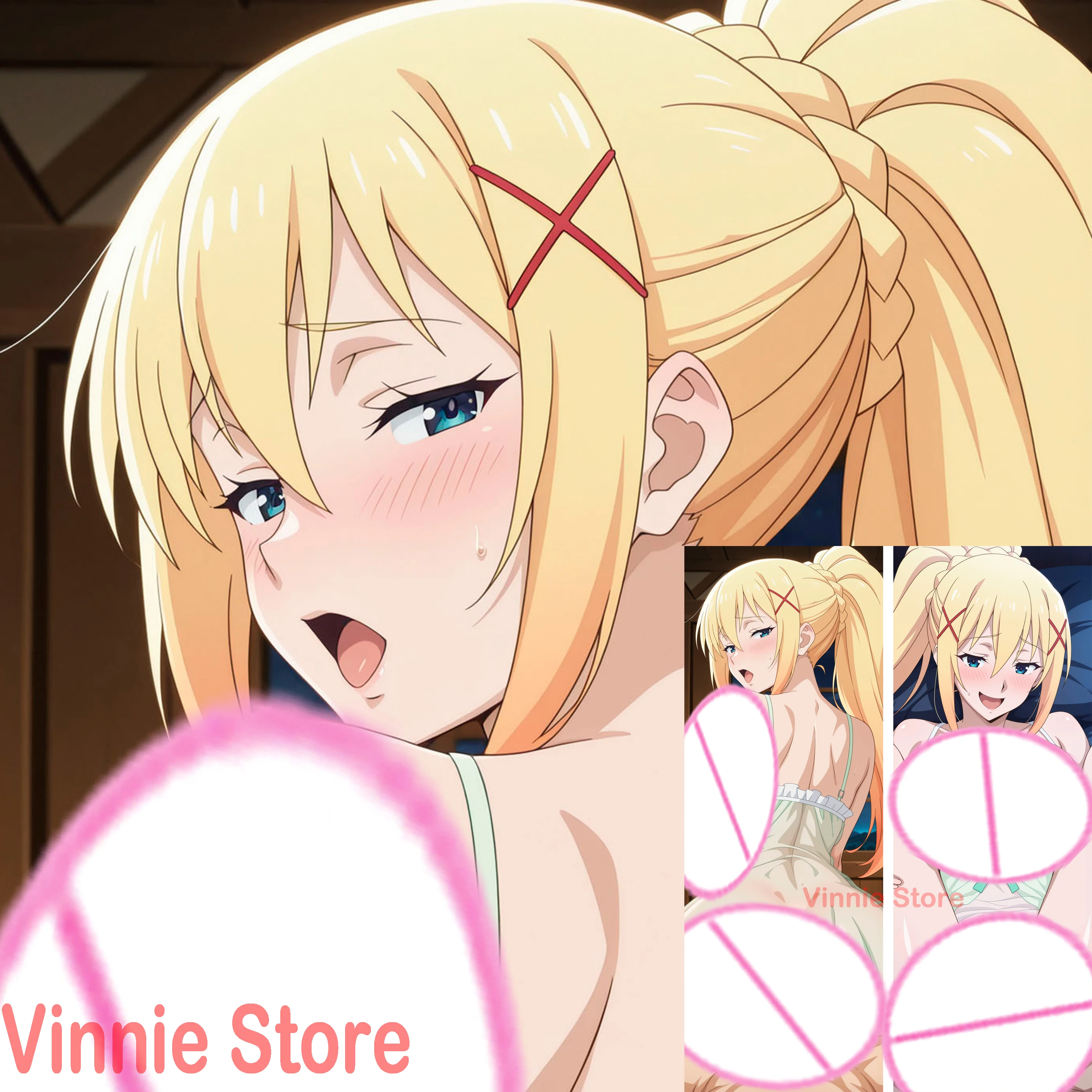 

Dakimakura anime Darkness Double-sided Print Life-size body pillows cover Adult anime body pillowcase