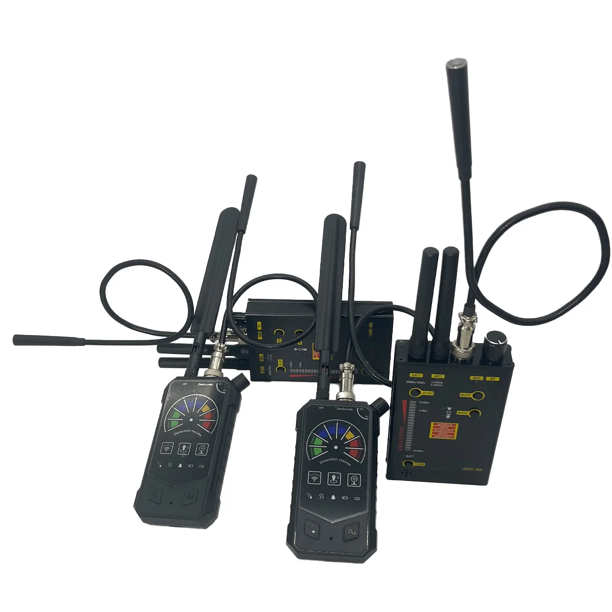 

Ukrainian Technology HER0009 Anti Spy Detector Hidden Camera Finder GPS Tracker Bug Detector with Dual Antenna System