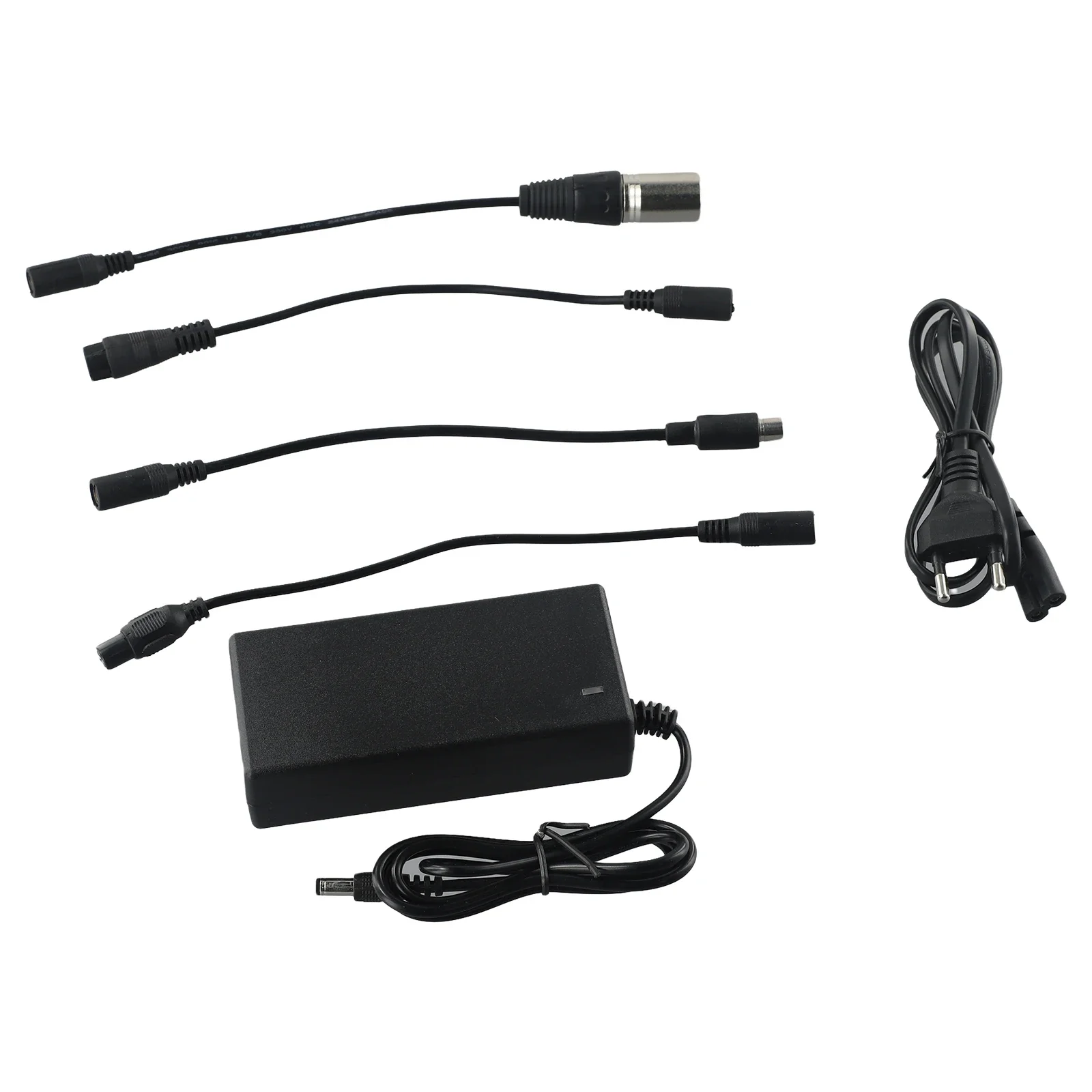 Universals Electric Vehicle Power Adapter 42V 2A Smart Charger With 5 Plug Fast Charge Auto Maintenance E-bikes Scooters Part