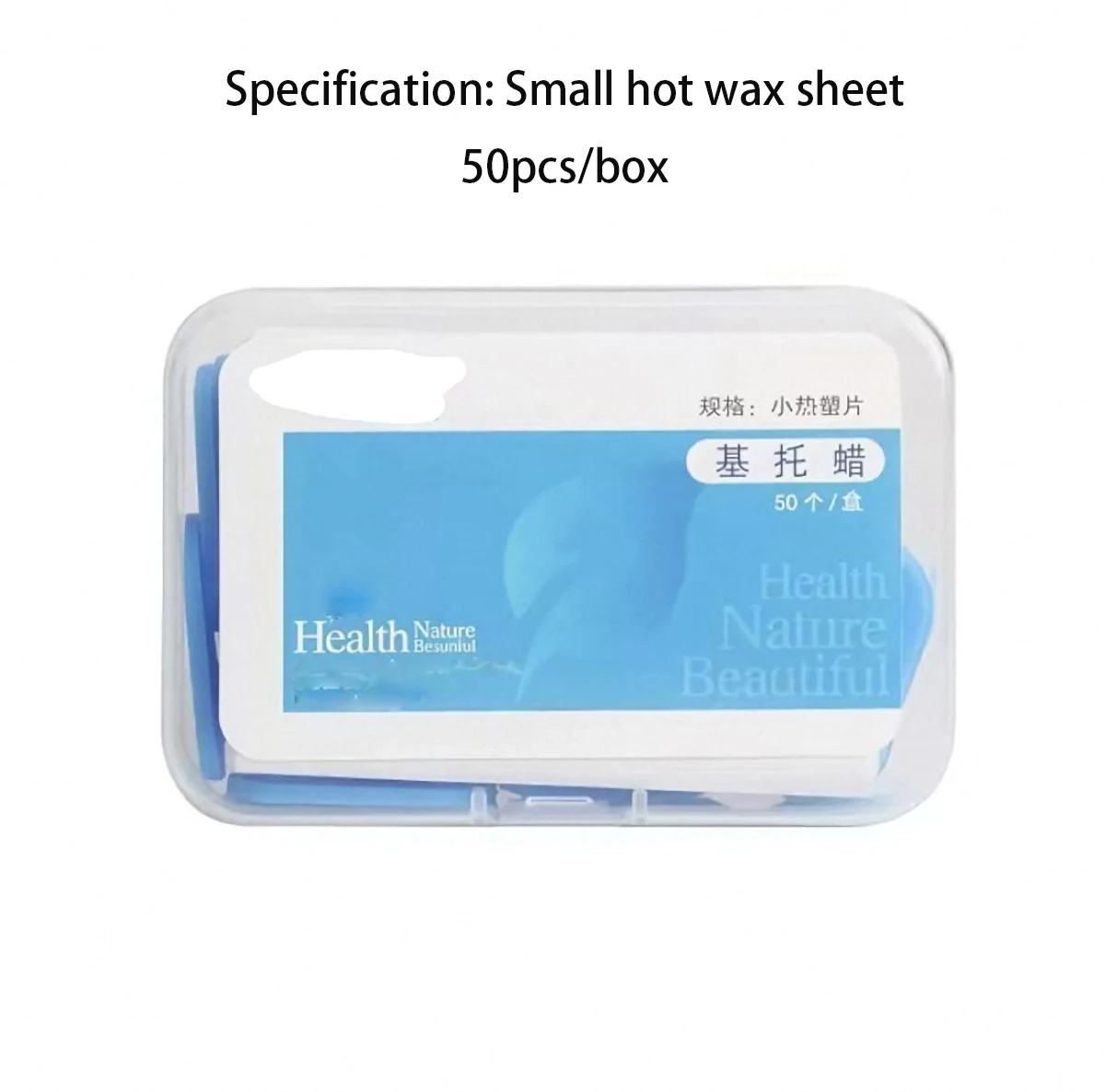 50Pcs Blue Dental Base Plate Wax Thermoplastic Sheets for Denture Model  Tooth Tray Making Dentistry Supply oral care
