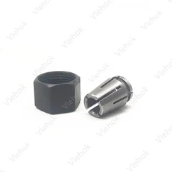 Collet cone 6MM 6.35MM 8MM substituir para Makita RP0910 RP1110C mandril