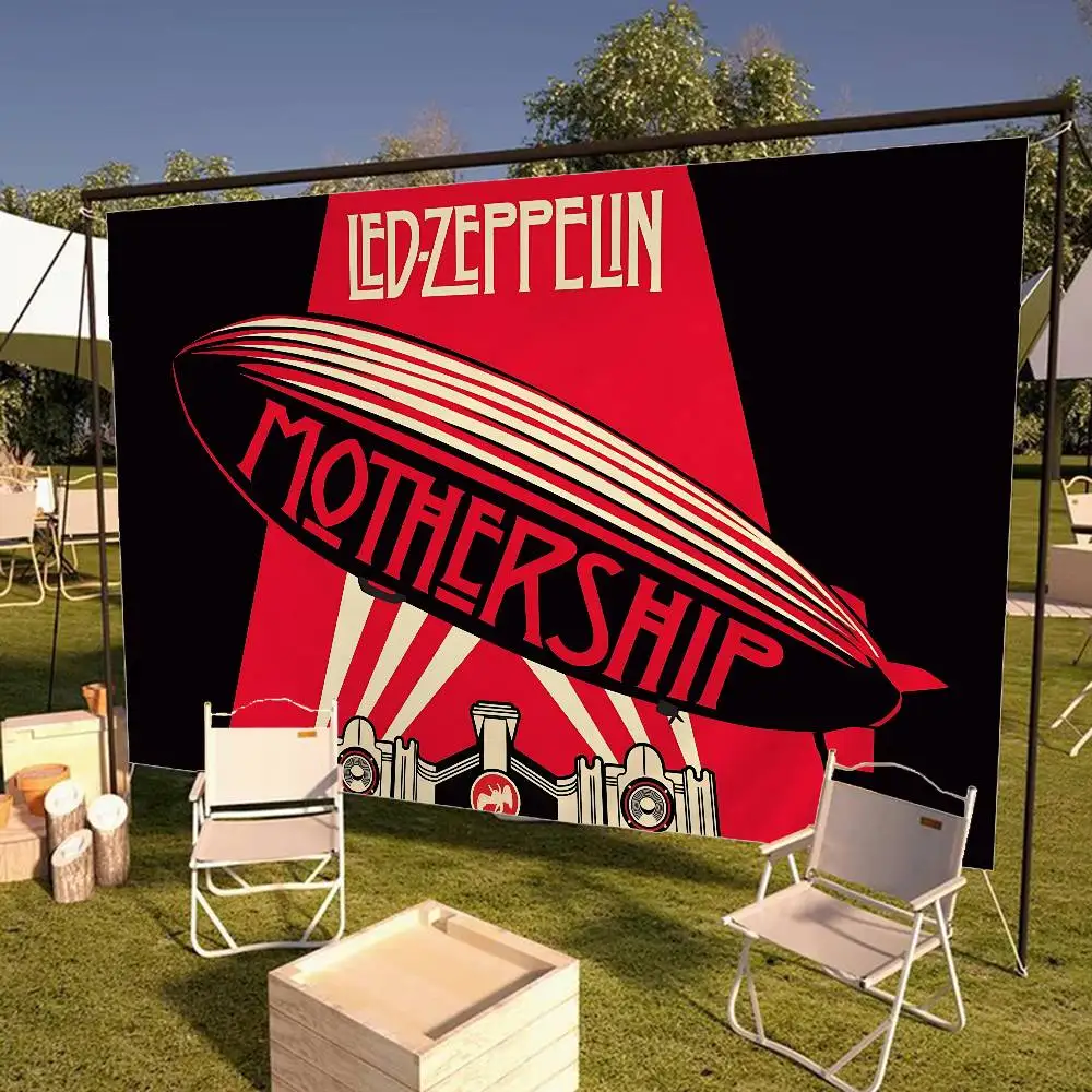 Classic Rock Band L-Led Z-Zeppelin Retro Flags Multiple Choice Living Studio Booth Interior Decoration Banner