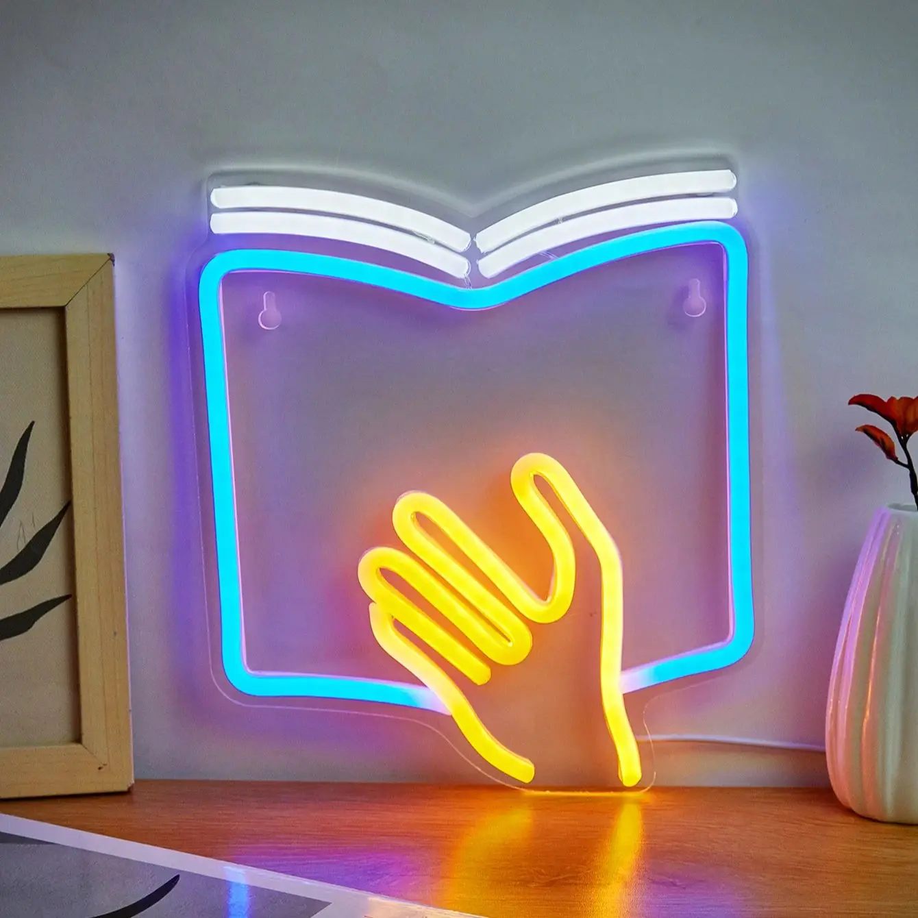 

Светодиодная неоновая лампа Chi-buy с питанием от USB, неоновая вывеска-ночник, подходит для спальни, свадьбы, Хэллоуина, Дня благодарения, Рождества.