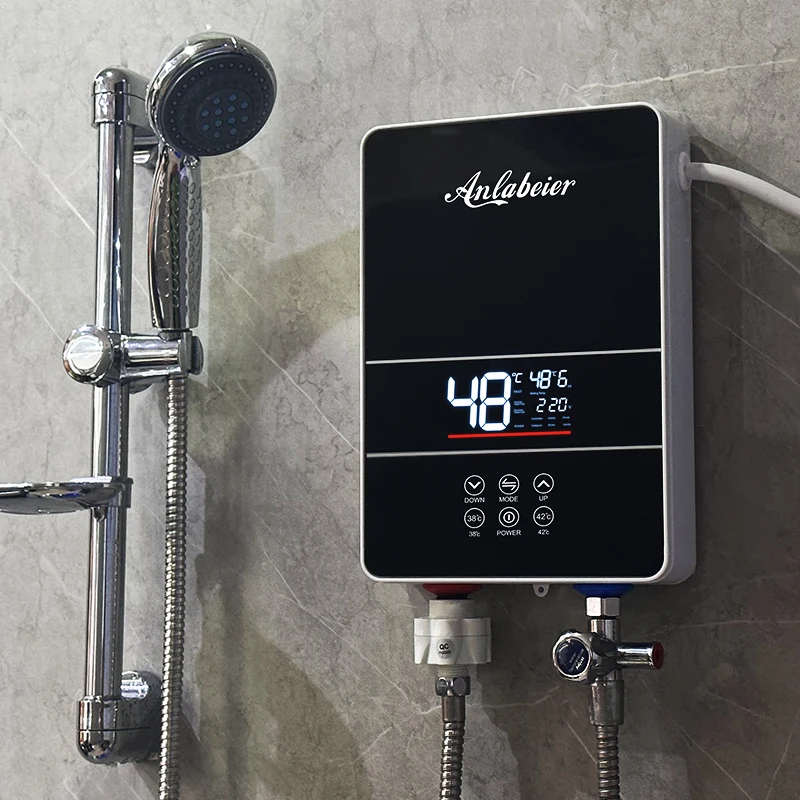 벽걸이형 무탱크 주방용 인기 미니 휴대용 220v 고품질 미니 샤워 전기 온수기