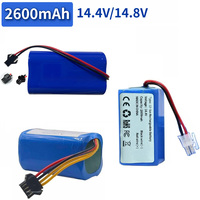 14.4v/14.8V 2600mah Lithium Battery Compatible with ILIFE A4 Conga Excellent 990 Haier Xshuai HXS-C3 Robot Vacuum Cleaner
