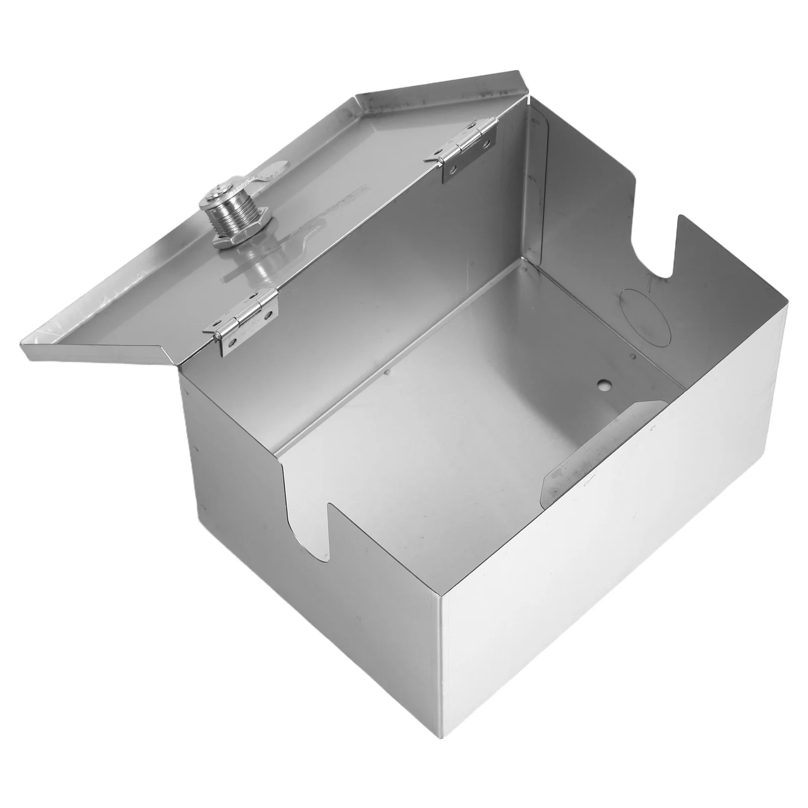 

Outdoor Stainless Steel Waterproof Socket Box Lockable Anti-Theft Receptacle Cover for Electrical Outlets Patio Garden