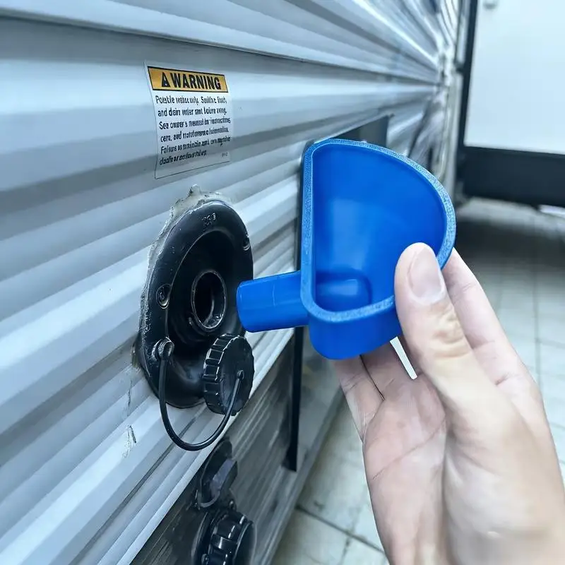 

1Pcs 3D Printed Water Filling Funnel RV Water Tank Filling Funnel Essential RV Accessory Suitable For All Types Of RV Trailers