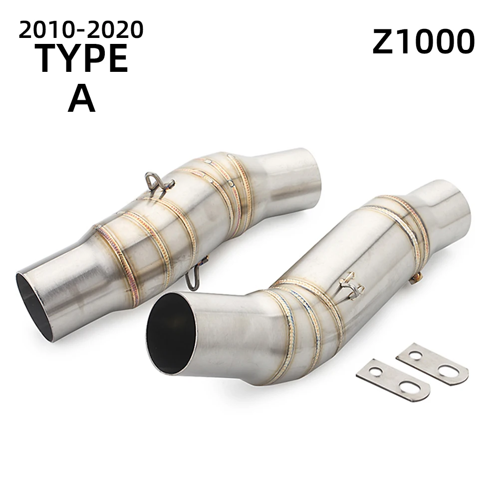 

Factory Hot Selling Motorcycle Exhaust For Z1000 Exhaust Muffler Link Pipe Dual Outlet Middle Pipe