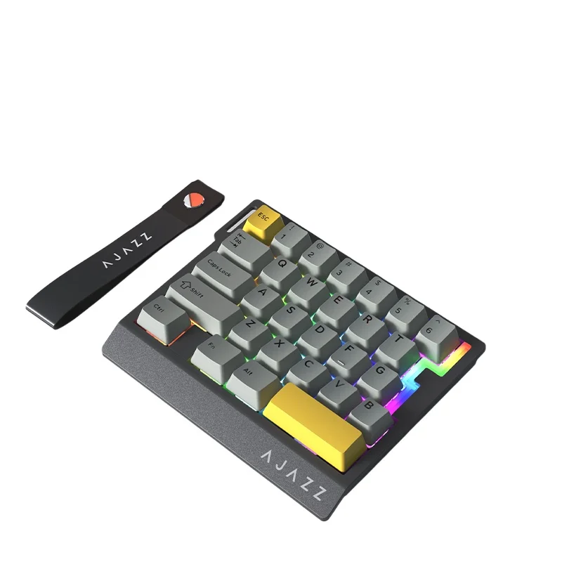 Ajazz Ak029 Magnetic Axis Esports Keyboard Small Single Hand Wired Mechanical Keyboard Portable Fps Left Hand Gaming Valorant