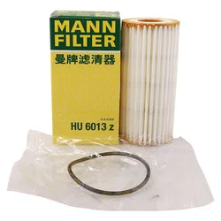 For Macan Cayenne VW Jetta Sharan Tiguan Golf AUDI A Q SKODA Octavia Superb SEAT Leon 06L115562B MANNFILTER HU6013z Oil Filter