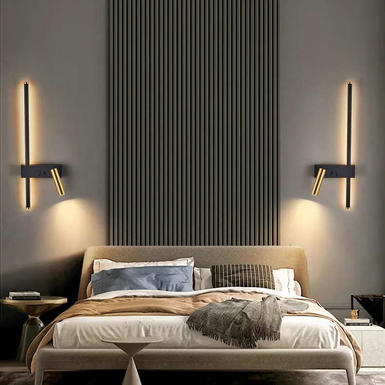 

Scandinavia Bedside Light Wall Lamp for Bedroom Living Room