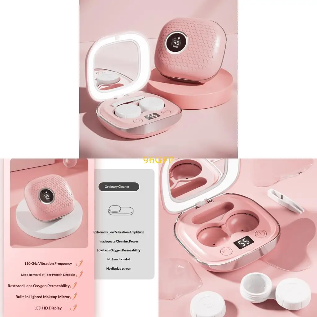 

96GF Переносное очищающее средство для линз, выделяющее сменные экземпляры План плотного путешествия