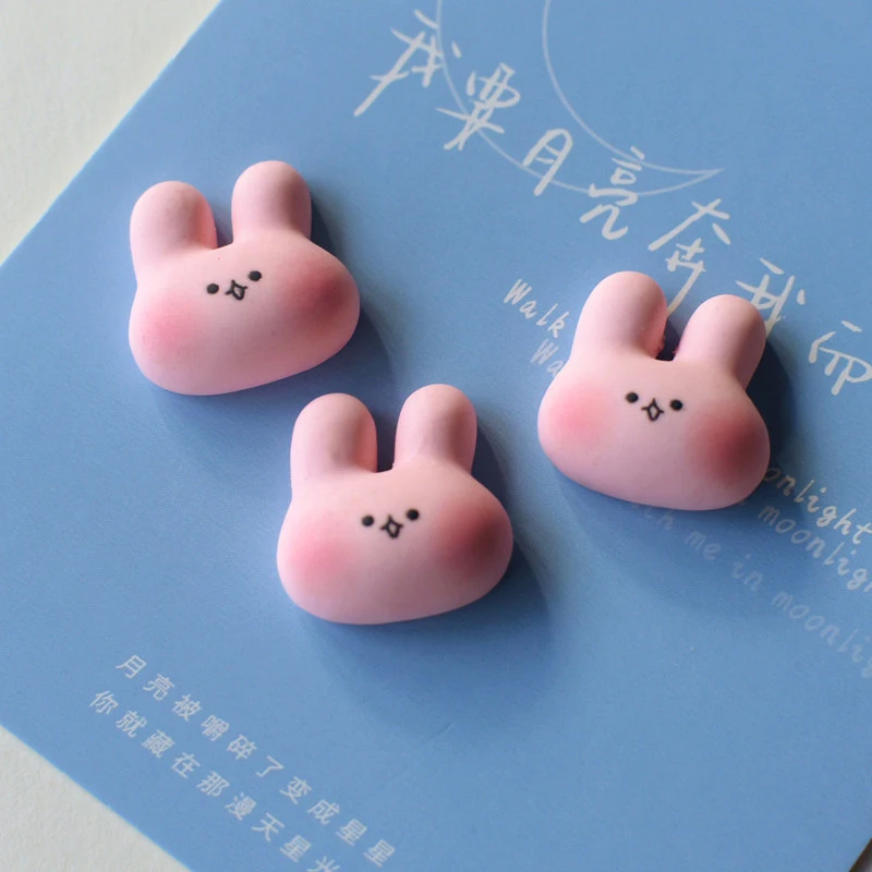 Kawaii Animal Bear Slime Charms For Kids Cute DIY Kit Filler Resin Add Ins For Clear Fluffy Cloud Slime Accessories 1/5/10pcs