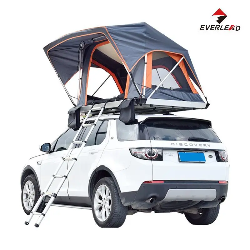 Self-driving Camping Aluminum Roof Tent Side Open hard shell Car Roof Tent DGSF