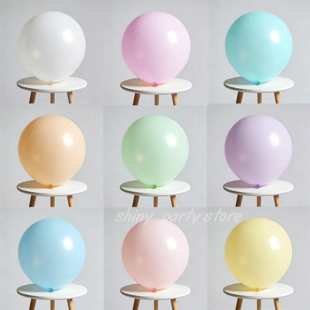 

Matte Balloons Candy Colored Macaron Balloon 10-36inch Latex Balloon Birthday Wedding Anniversary Baby Shower Globos Decoration