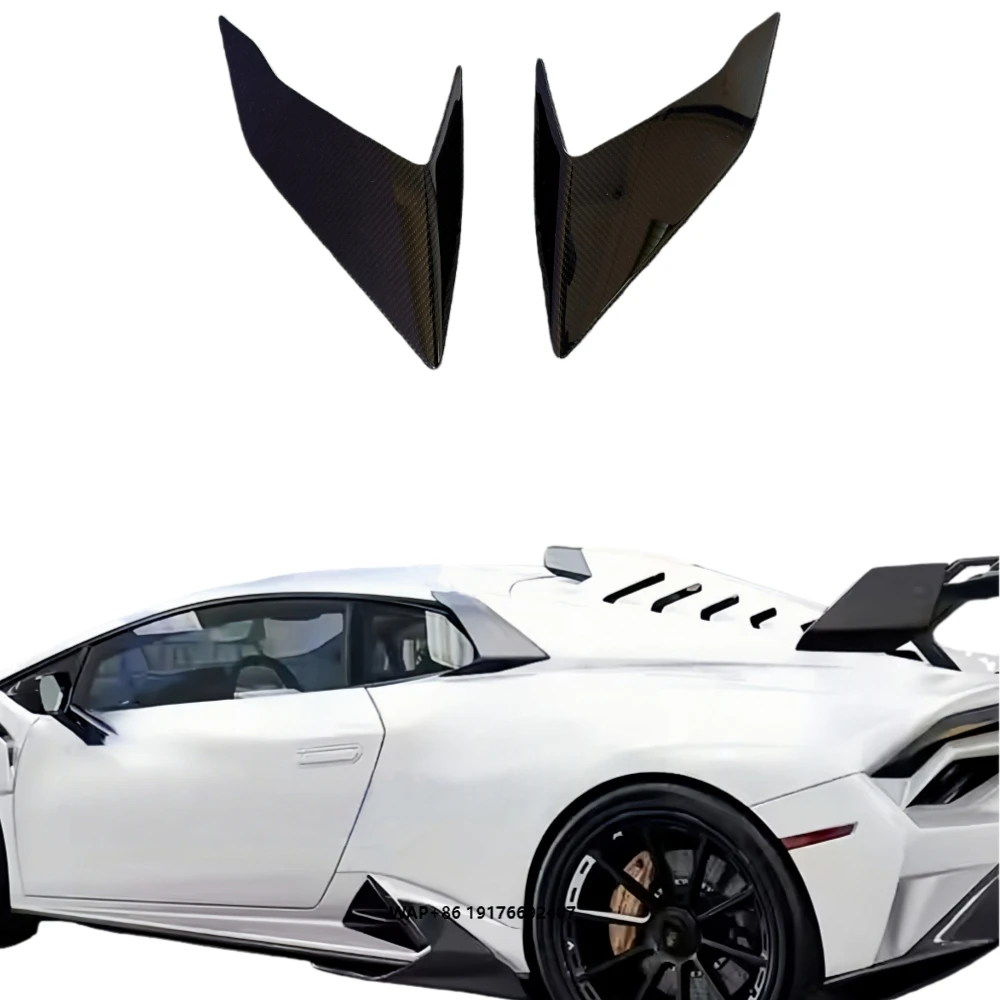 

High Quality Body Parts Modified with V-style Dry Carbon Fiber Rear Fender Vents Suitable forLamborghini Huracan STO
