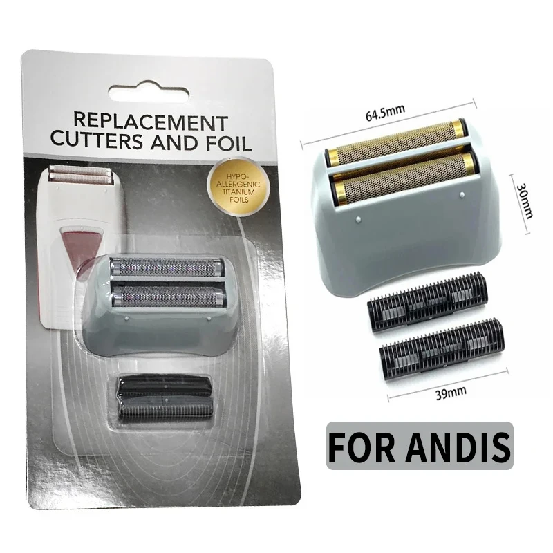 Professional Barber Electric Shaver Replacement Foil And Blade Cutter Head For Wahl 8164 Hair Clipper Blade Cover Sets For Andis